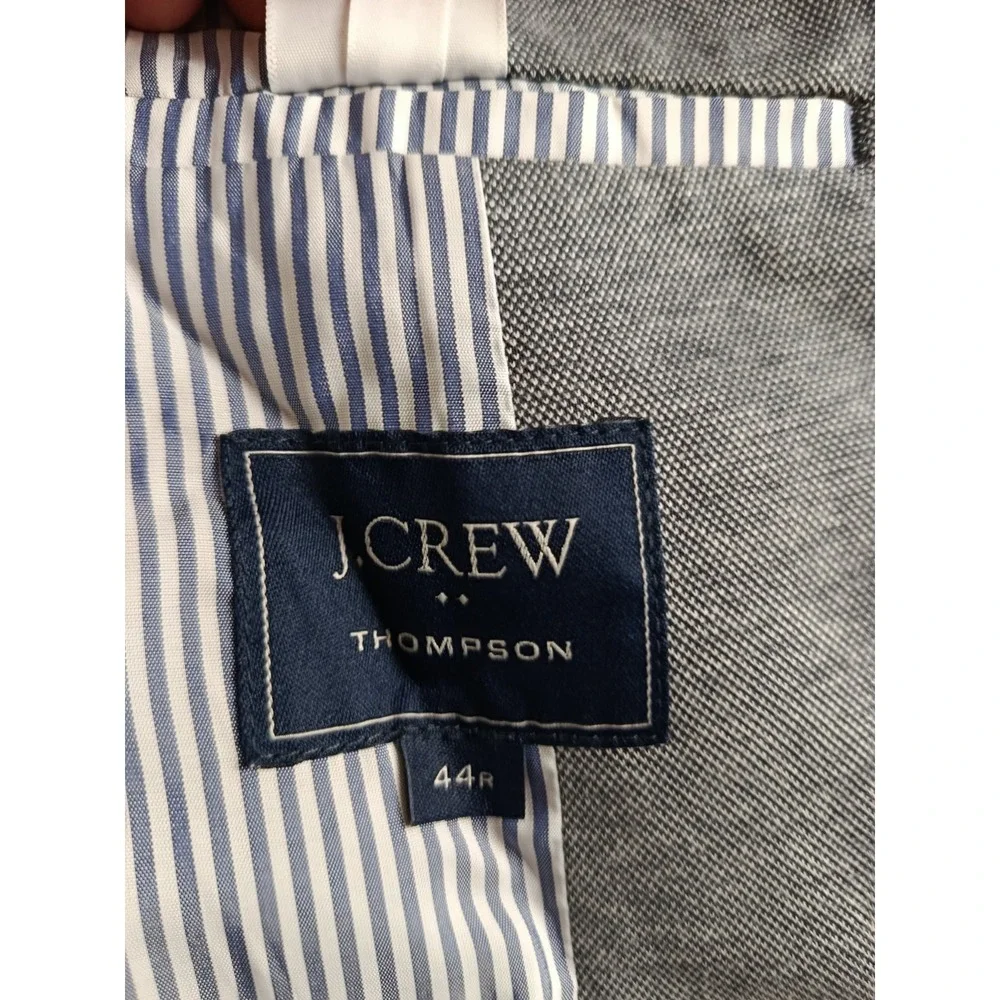 J. Crew Thompson Performance Blazer Mens 44 R Blue Stretch Teacher